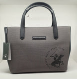 borsa donna beverly hills polo club bh-4211 beige/ nero