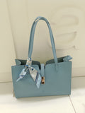 Borsa di Beverly Hills polo club BH-4471 azzurro/bianco