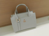 Borsa donna di Beverly Hills polo club BH-4441 Grigio chiarissimo/nero