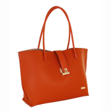 BORSA SPALLA POP CANDY di Camomilla Milano NERO/ARANCIONE