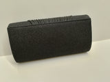 Borsa cerimonia nera glitter di Gemir con patta