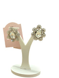 Orecchini di TRIK BIJOUX Swarovski argento con chiusura clip