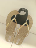 Flip Flop oro Sally di Camomilla Milano