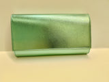 Borsa cerimonia trik bijoux con patta Verde chiaro
