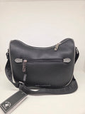 beverly hills polo club borsa a tracolla donna bh-4264 aubergine/ nero
