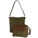 Bag in bag M bree beige/ verde/ nero