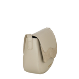 Camomilla milano borsa tracolla patta S Emma marrone/ off white