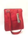 Nava design Tracolla Uomo sabbia / rosso modello grande