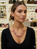 Collana Byba oro e corallo