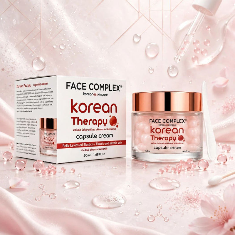 Face complex Korean Therapy capsule cream ACIDO IALURONICO&BAVA DI LUMACA 50ML