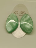 Orecchini a clip GIALLO/VERDE CHIARO/CELESTE/VERDE SCURO