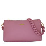 BORSA SPALLA CHEWING BAG Nero/giallo/panna/rosa/rosso/azzurro