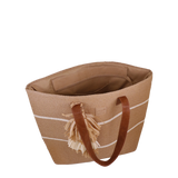 Borsa mare L Holiday DI CAMOMILLA MILANO VERDE/BEIGE COD.23393/23388