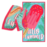 Telo mare Hello di Camomilla Milano Cod.23686