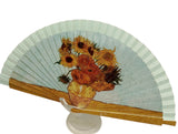 Ventaglio in legno dipinto a mano GIRASOLE