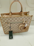 Borsa donna di Beverly Hills polo Club BH-4531 BEIGE STAMPA