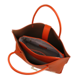 BORSA SPALLA POP CANDY di Camomilla Milano NERO/ARANCIONE