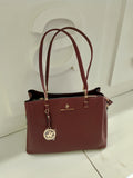 Borsa donna di Beverly Hills polo Club BH-4710 NERO/BORDEAUX