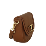 Borsa tracolla patta s Ottavia di camomilla Milano marrone