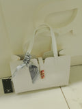 Borsa da donna di Beverly Hills polo club BH-4472 AZZURRO/BIANCO