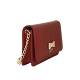 Borsa / portafoglio nice office  di camomilla Milano rosa/ taupe/ nero/ rosso