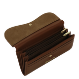 Portafoglio L emma di camomilla Milano marrone/off white