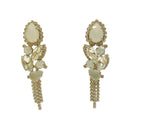 Orecchini di TRIK BIJOUX SWAROVSKI ARGENTO CON PIETRA BIANCA