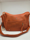 borsa donna di beverly hulls polo club bh-3946 cuoio/ blu/ nero/arancio