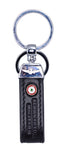 Portachiavi di Aeronautica Militare in pelle AM-160 NERO/BLU