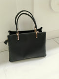 Borsa donna di Beverly Hills polo Club BH-4711 NERO/BORDEAUX