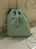Sacca coulisse verde acqua di HELLO KITTY