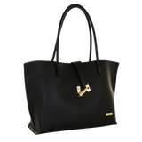 BORSA SPALLA POP CANDY di Camomilla Milano NERO/ARANCIONE