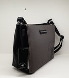 borsa donna beverly hiills polo club bh-4212 beige/ nero