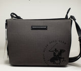 borsa donna beverly hiills polo club bh-4212 beige/ nero
