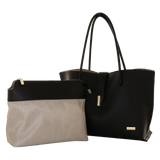 BORSA SPALLA POP CANDY di Camomilla Milano NERO/ARANCIONE