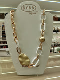 Collana Byba bianca ed oro