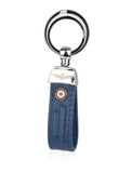 Portachiavi di Aeronautica Militare in pelle AM-160 NERO/BLU