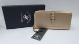 Portafoglio donna di beverly hills polo club bh-3255 blu/ oro/ bianco