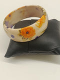 Bracciale in resina rigido FLOREALE