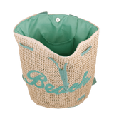 ZAINO MARE M BEACH di Camomilla Milano Verde/Fuxia