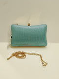 Clutch elegante AZZURRO