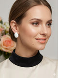 Orecchini Byba Bijoux a clip BIANCO/ROSSO