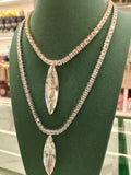 Collana Swarovski di TRIK BIJOUX oro/ argento