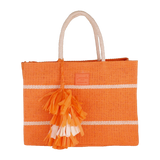 BORSA CITY M HOLIDAY ARANCIONE/FUXIA/VERDE DI CAMOMILLA MILANO