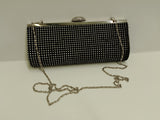 Borsa cerimonia donna BLU SCURO con strass