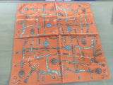 Foulard donna gemir quadrato arancio