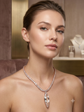 Collana Swarovski di TRIK BIJOUX oro/ argento