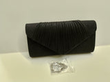 Borsa cerimonia nera glitter di Gemir con patta