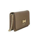 Borsa / portafoglio nice office  di camomilla Milano rosa/ taupe/ nero/ rosso