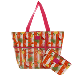 BORSA MARE L + BUSTA TROPICAL FUCSIA di Camomilla Milano Cod.23627